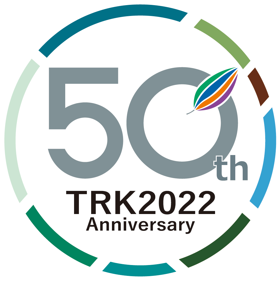 TRK 50周年記念ロゴ