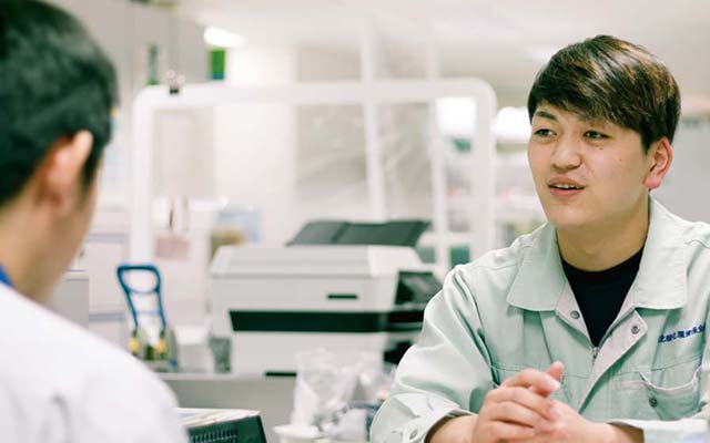 放射線管理室での窓口対応